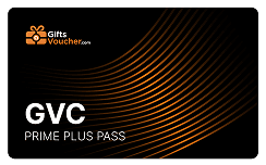 Black and gold GVC Premium Pass with gifts